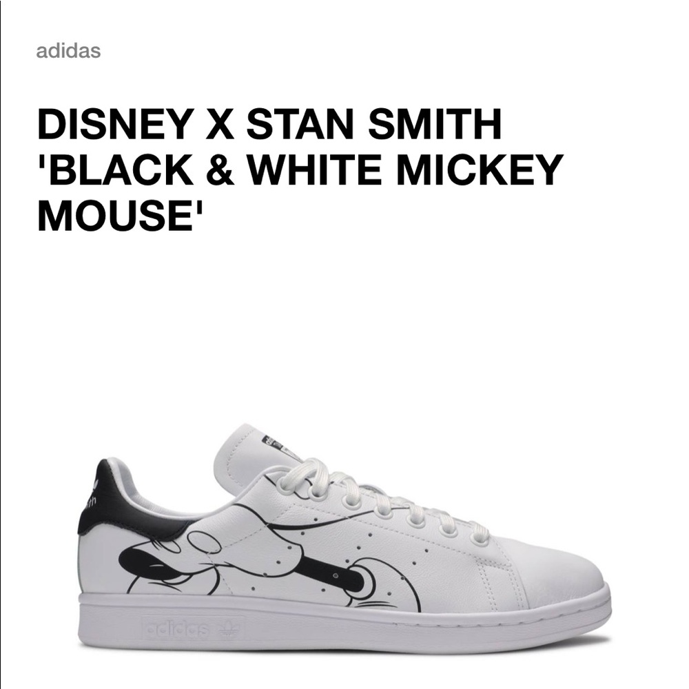Adidas - New - Disney Mickey X Stand Smith Sneakers
(Size 11)